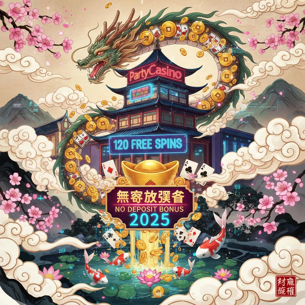 120 free spins for real money 2025 No Deposit Bonus - PartyCasino