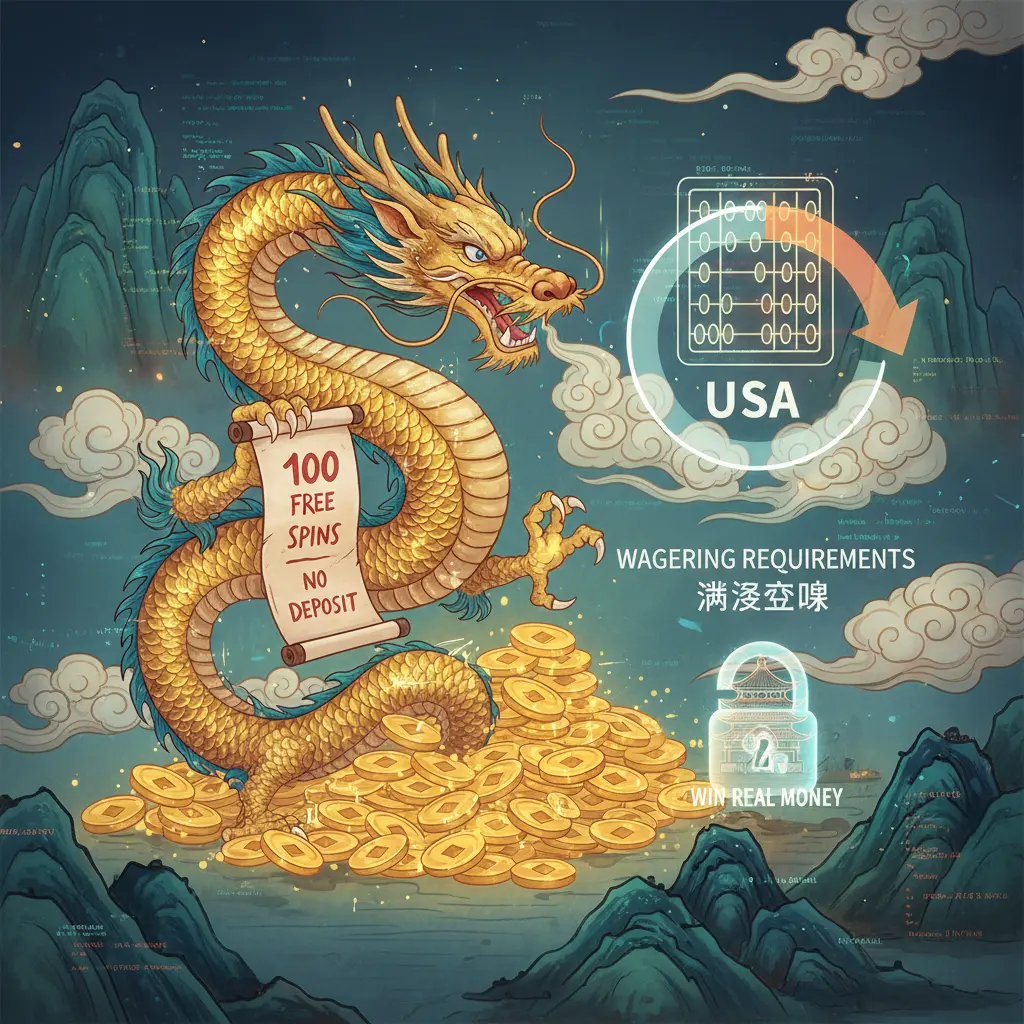 100 free spins no deposit win real money USA - Requirements